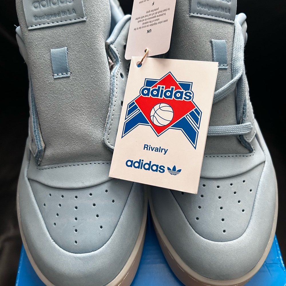 Adidas Brand New Light Blue Basketball Sneakers